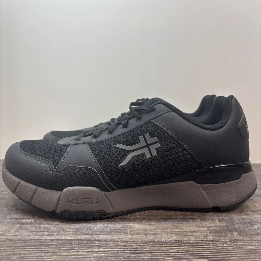 KURU Quantum 2 Women's 10.5 Wide Sneaker Jet Black/Slate Gray 2.0 Athletic‎ Shoe